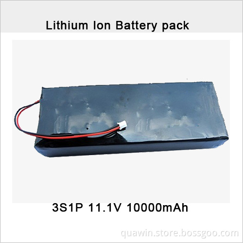 Rechargeable 11.1V 10ah Li-Polymer Battery Pack